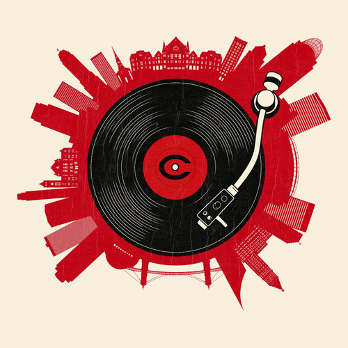 Cincy On Spin Tee Natural Design