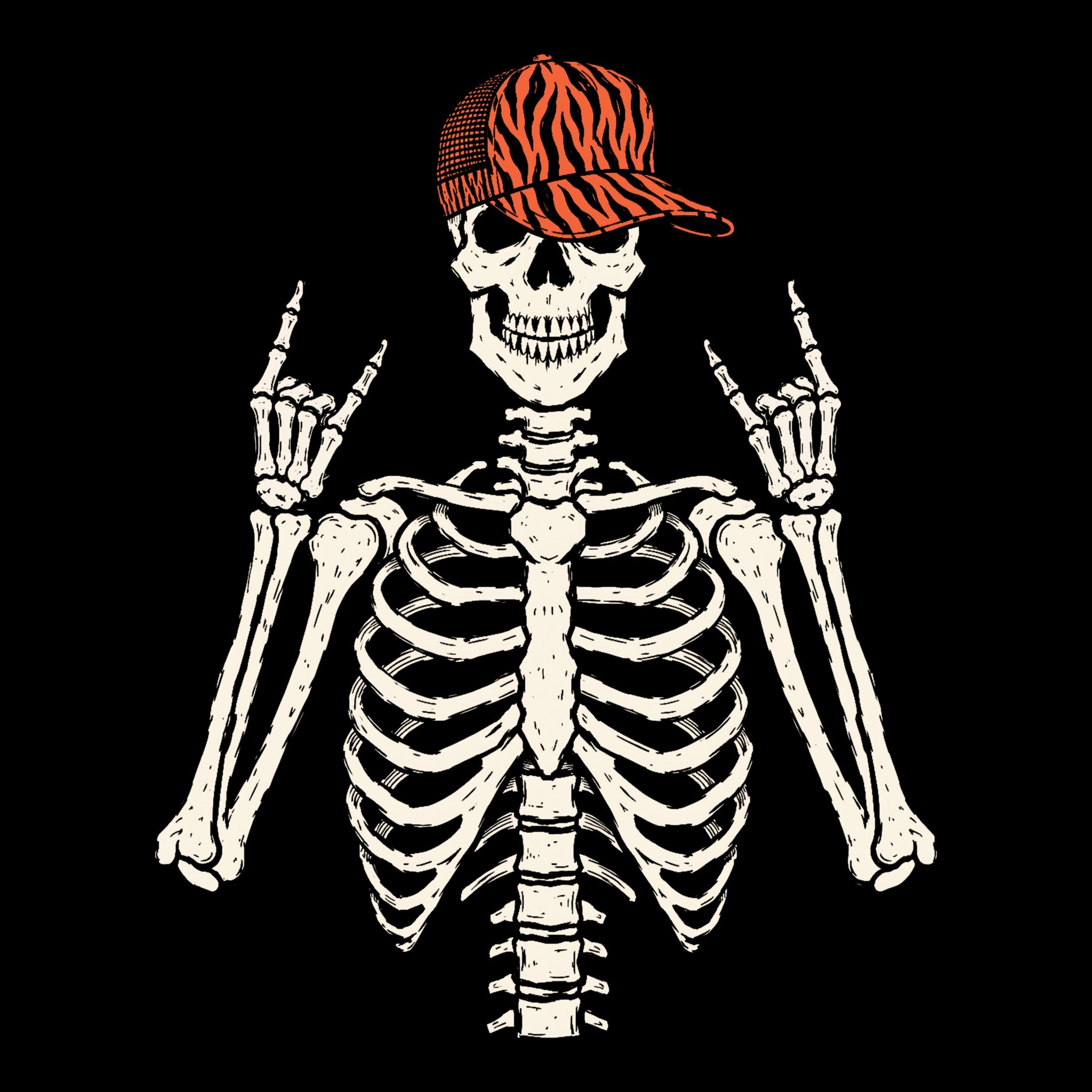 Cincy Rocker Tee Black Design