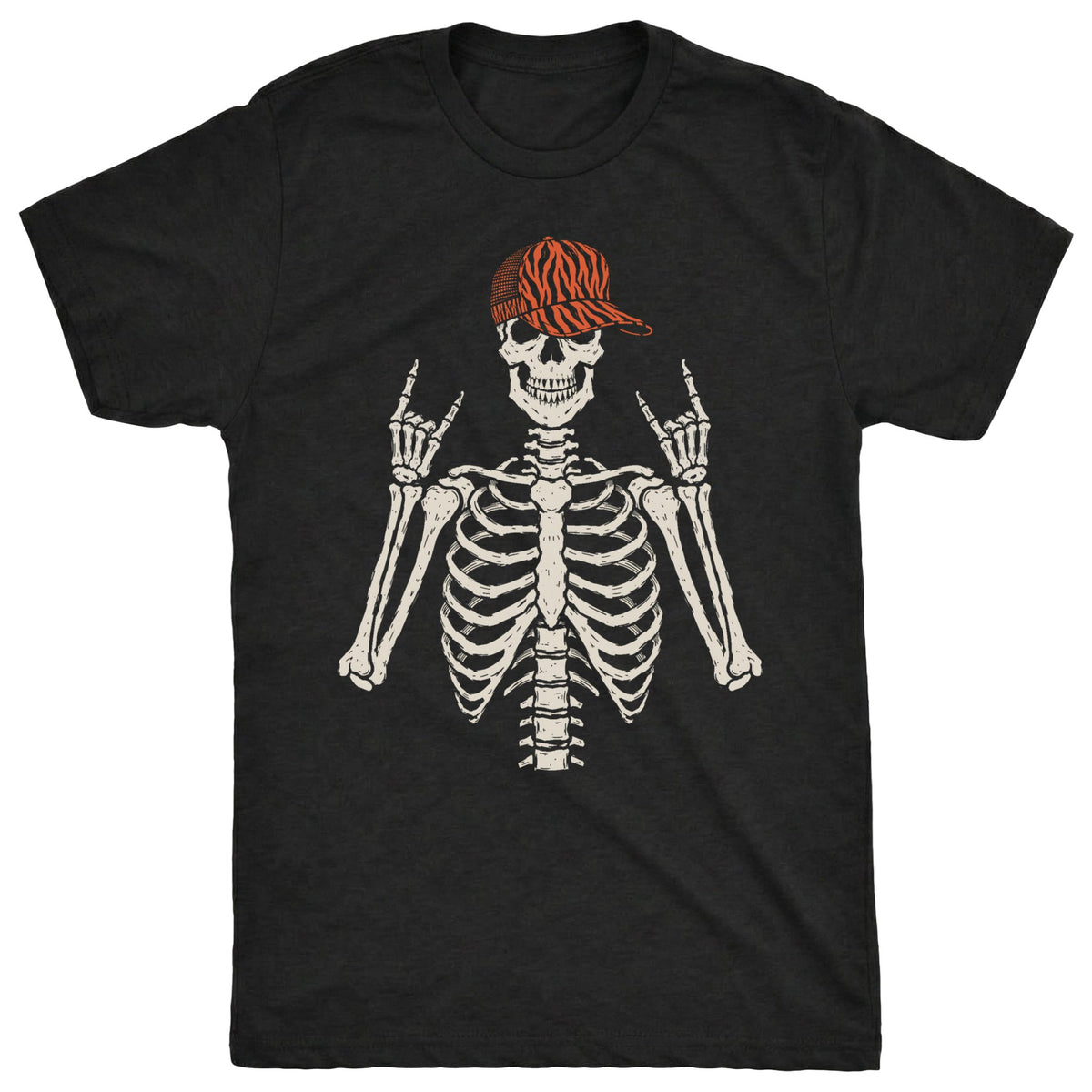 Cincy Rocker Tee Black Mockup