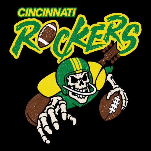 Cincy Rockers Tee Design Black