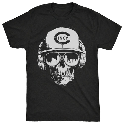 Cincy Smile Tee Black Mockup