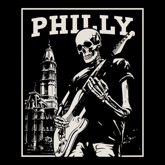 City Hall Tee Black Design