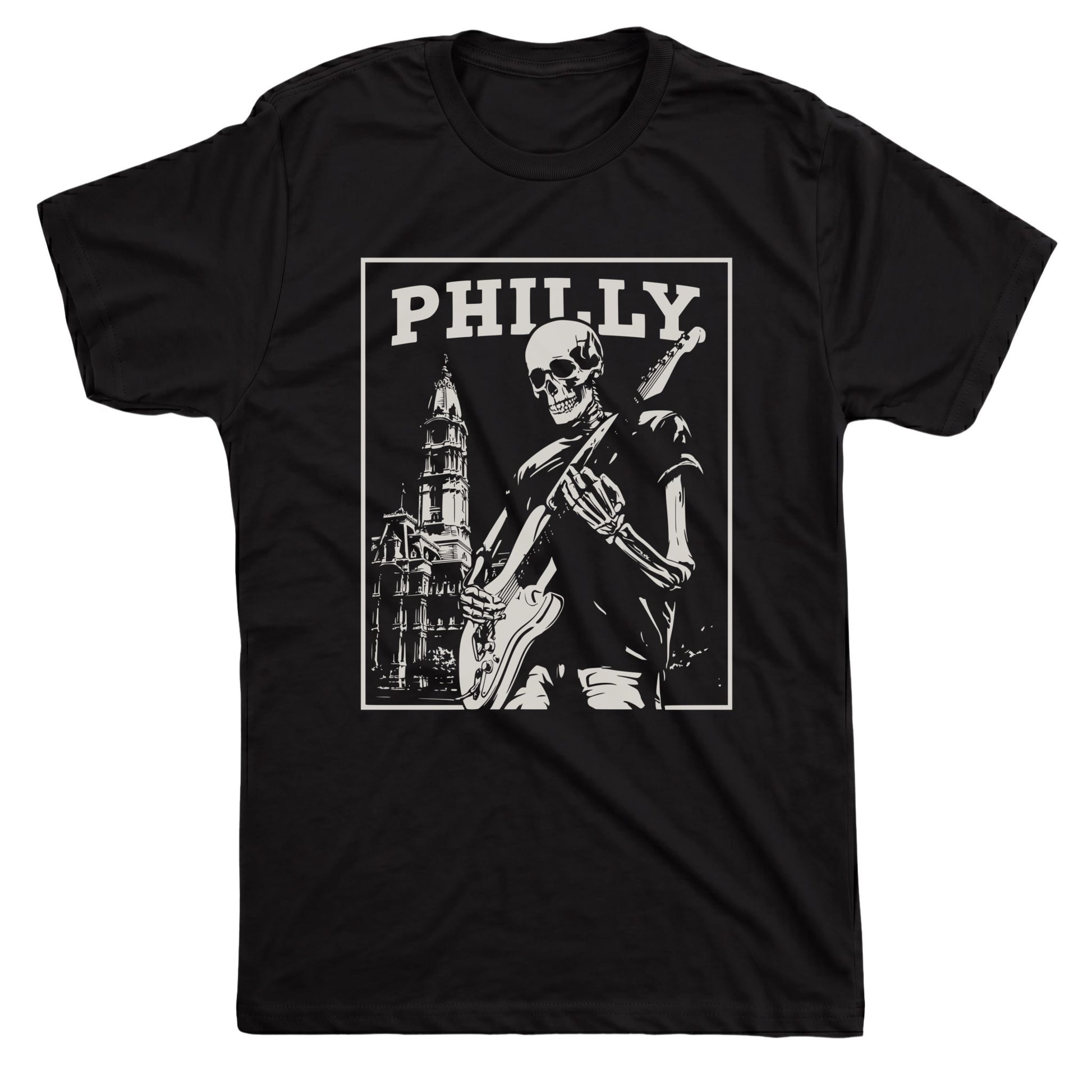 City Hall Tee Black Mockup
