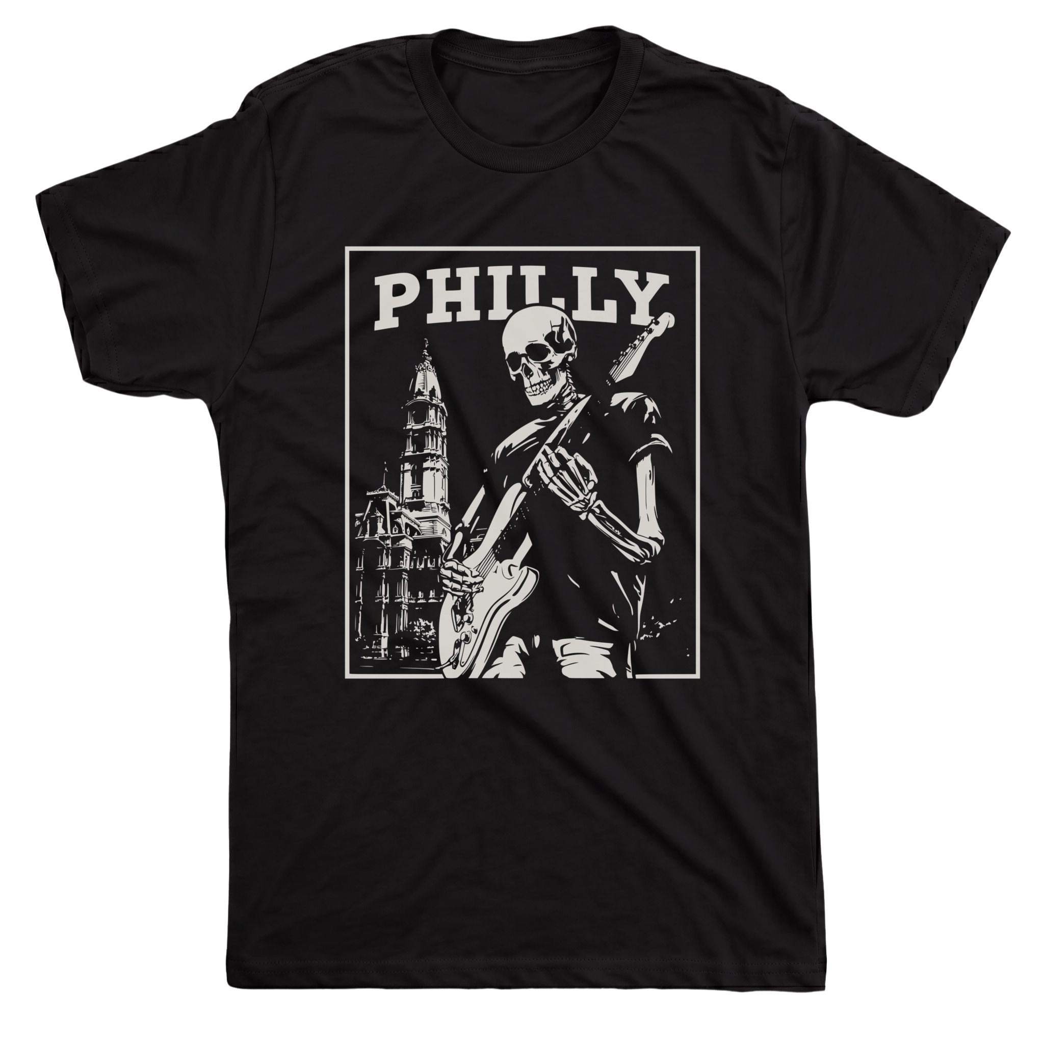 City Hall Tee Black Mockup