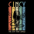 City That Sings Tee Black Design