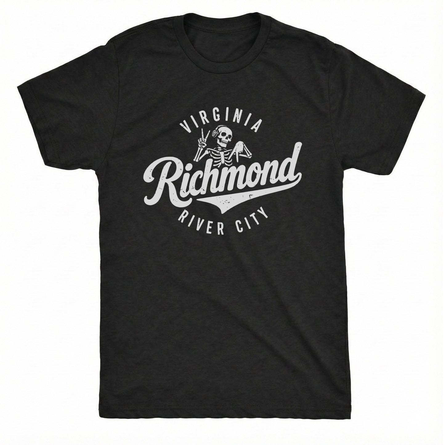 Classic RVA Tee Black Mockup
