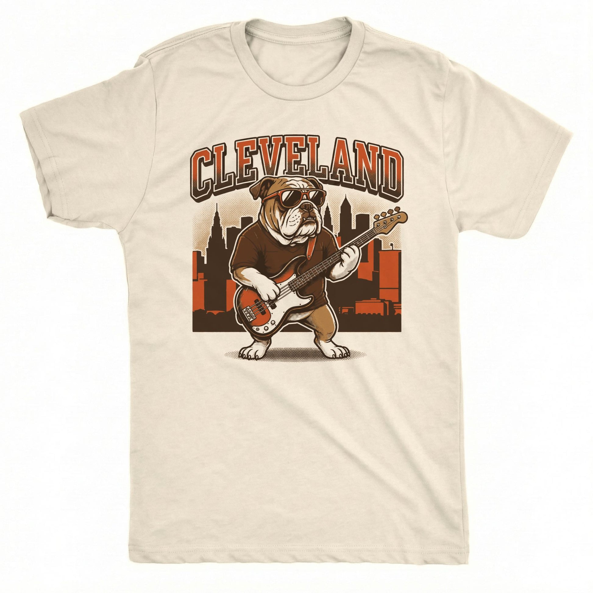 Cleveland Dog Tee | Classic Tee Natural