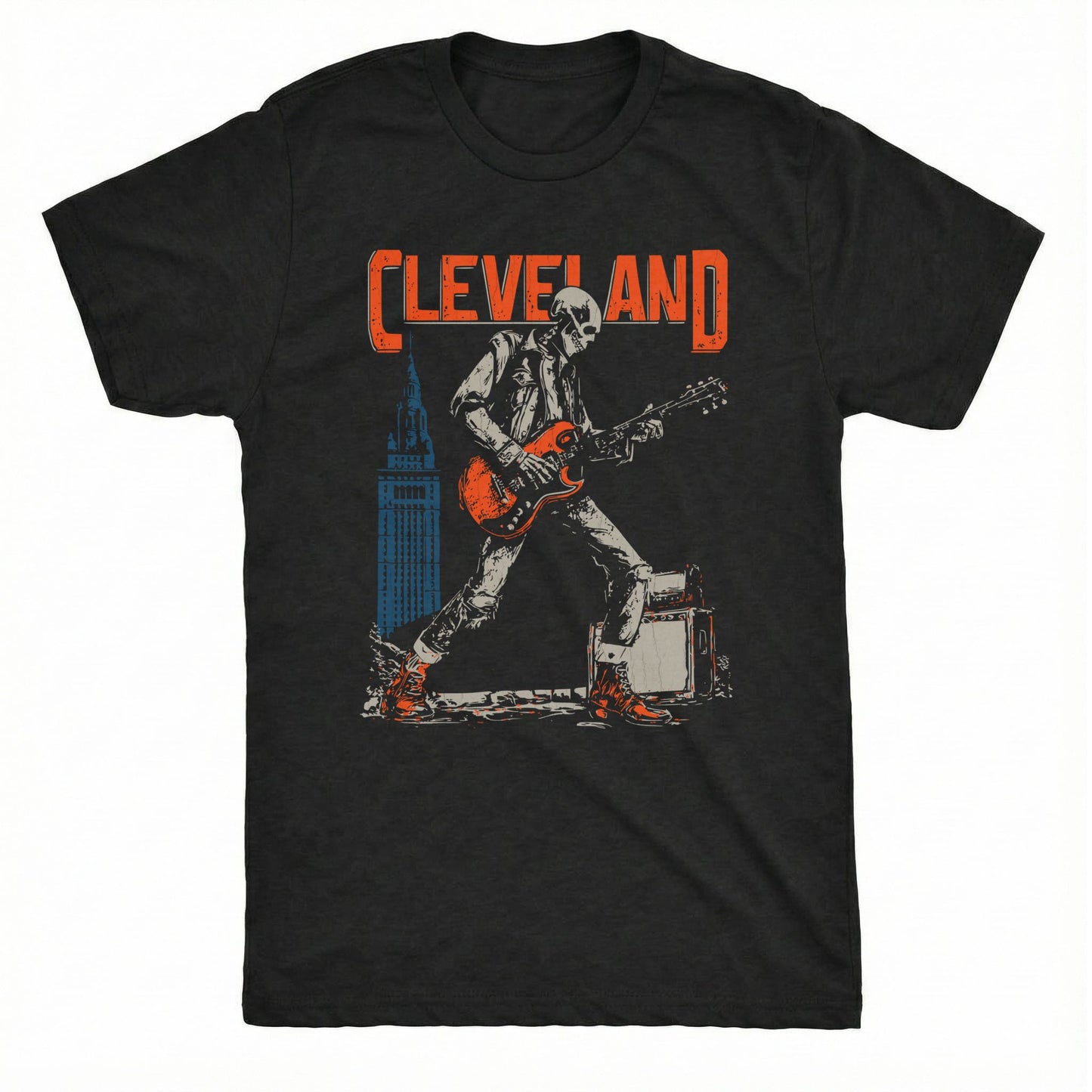 Cleveland Rocker Tee | Classic Tee Black