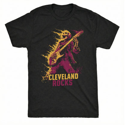 Cleveland Rocks Tee | Comfort Colors® 1717 Black