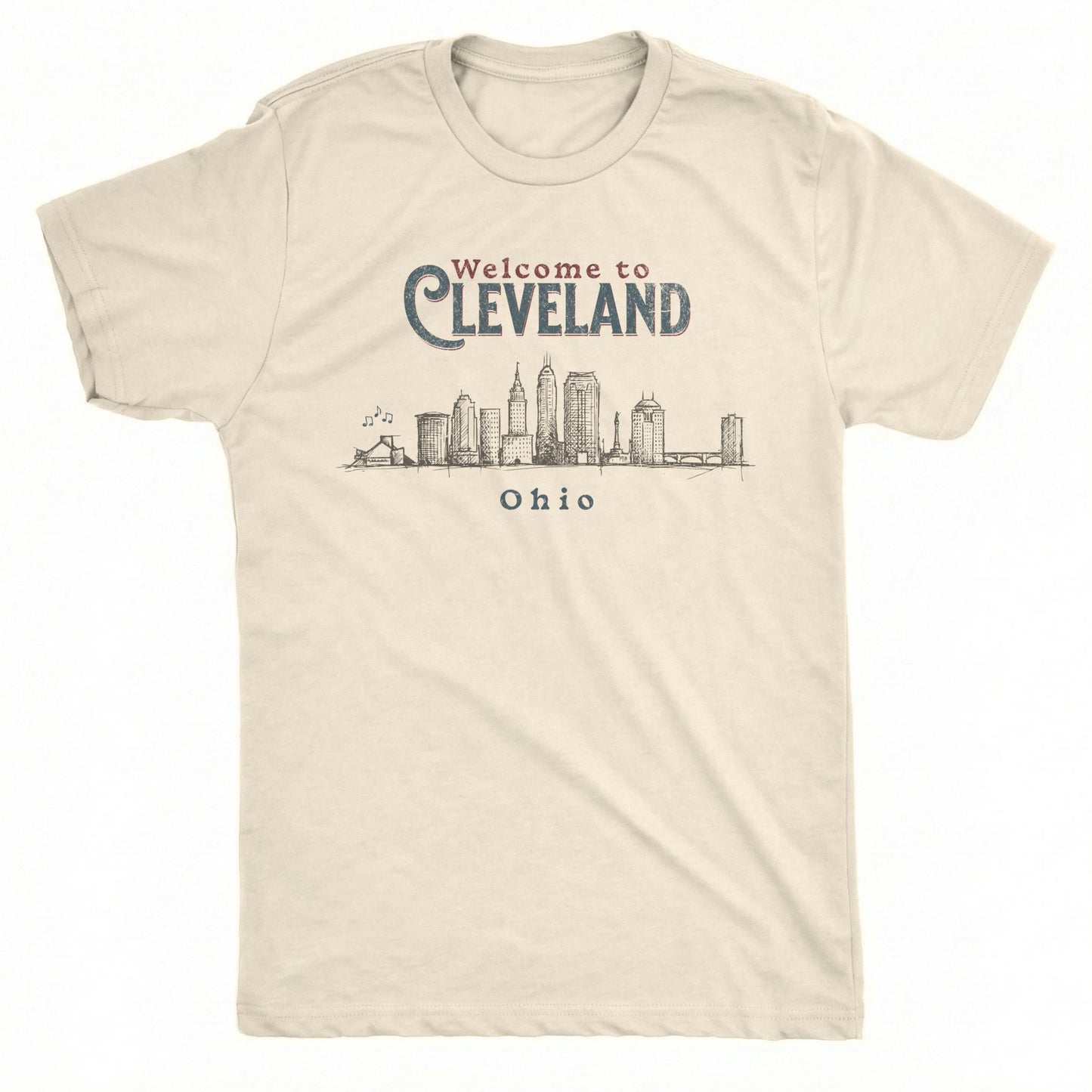 Cleveland Welcome Tee | Classic Tee Natural