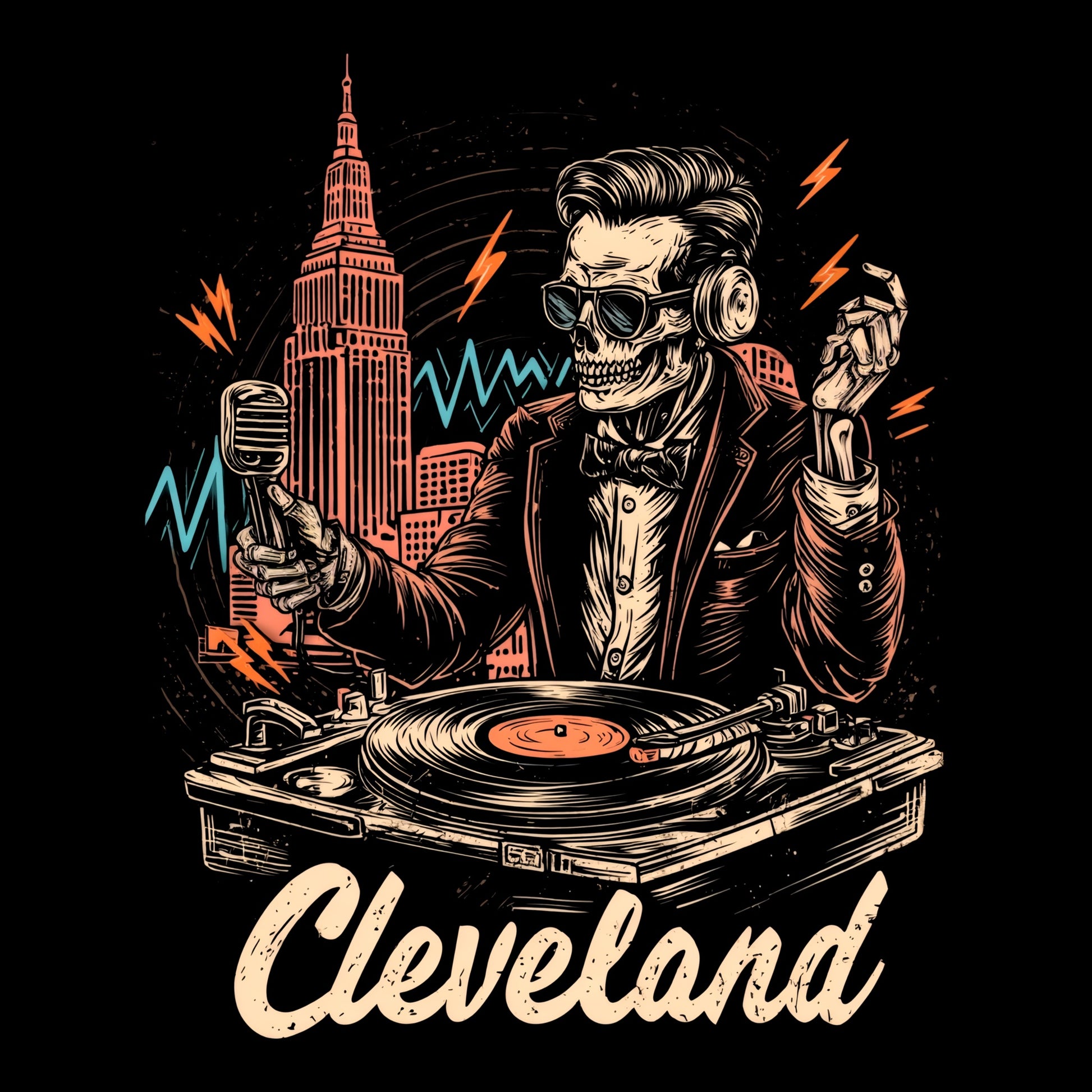 Cleveland Rock 'n Roll T-Shirt Design