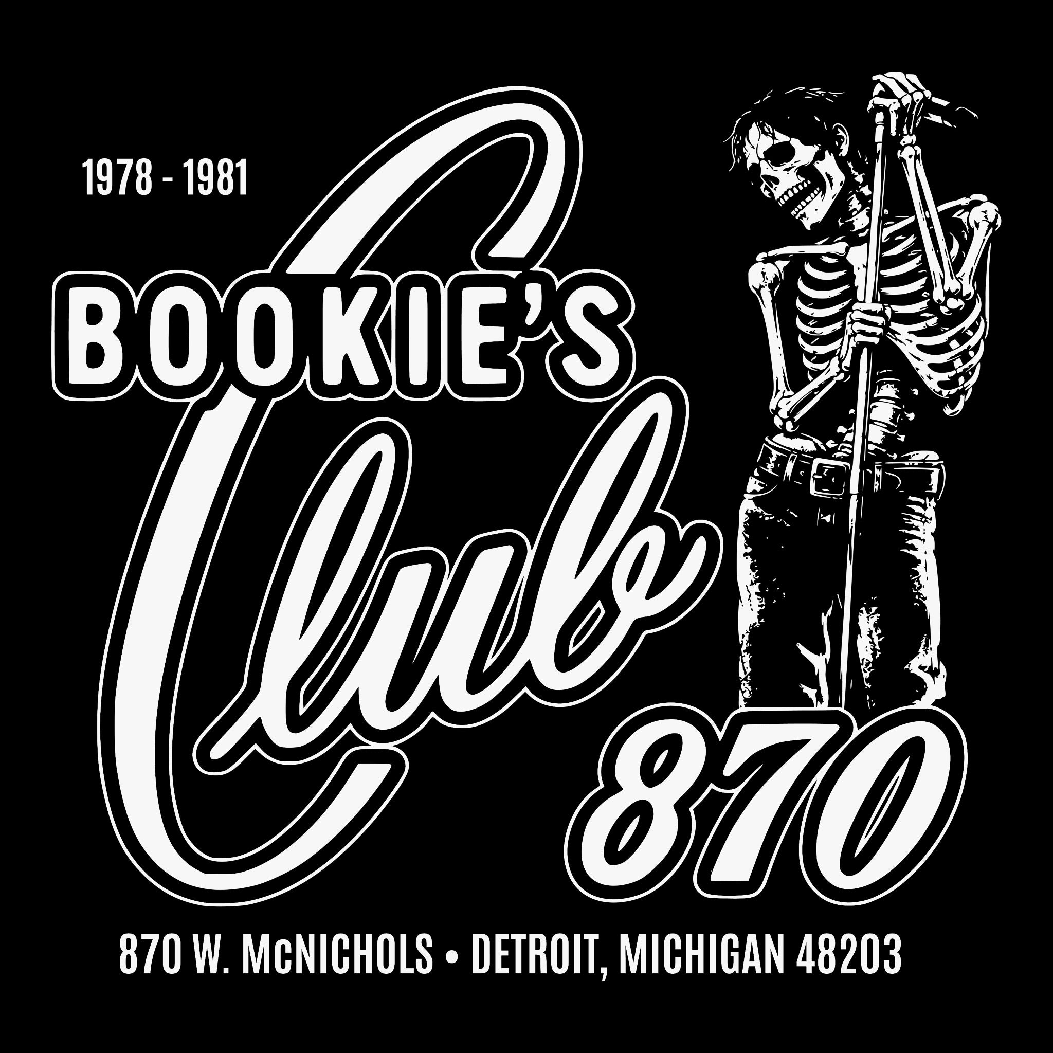 Club 870 Tee Black Design