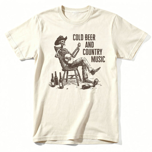 Cold Beer Tee | Comfort Colors® 1717 Natural