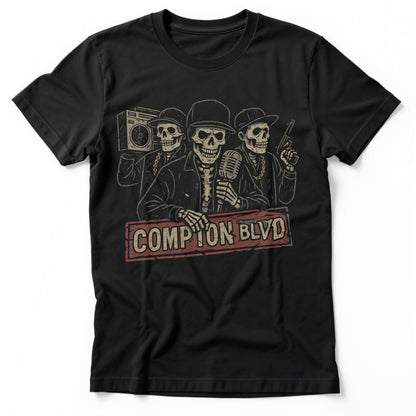 Compton Blvd T-Shirt | Classic Tee Black
