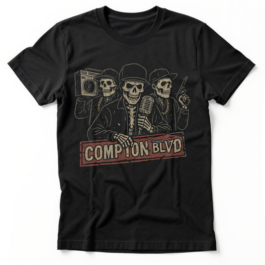 Compton Blvd T-Shirt | Classic Tee Black