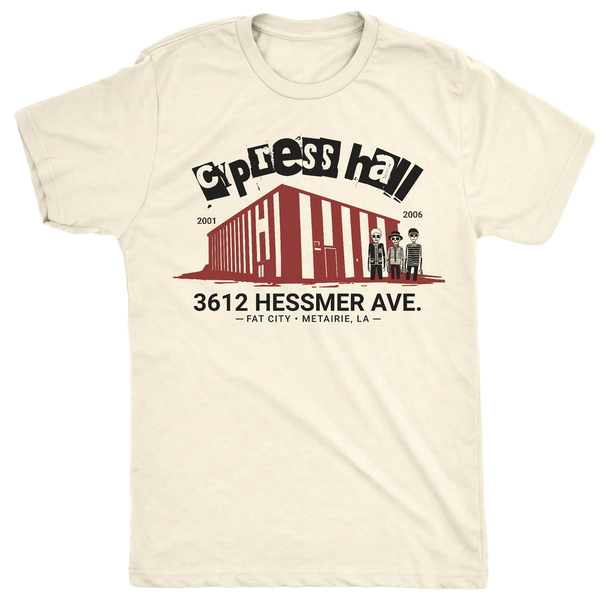 Cypress Hall Tee Natural Mockup
