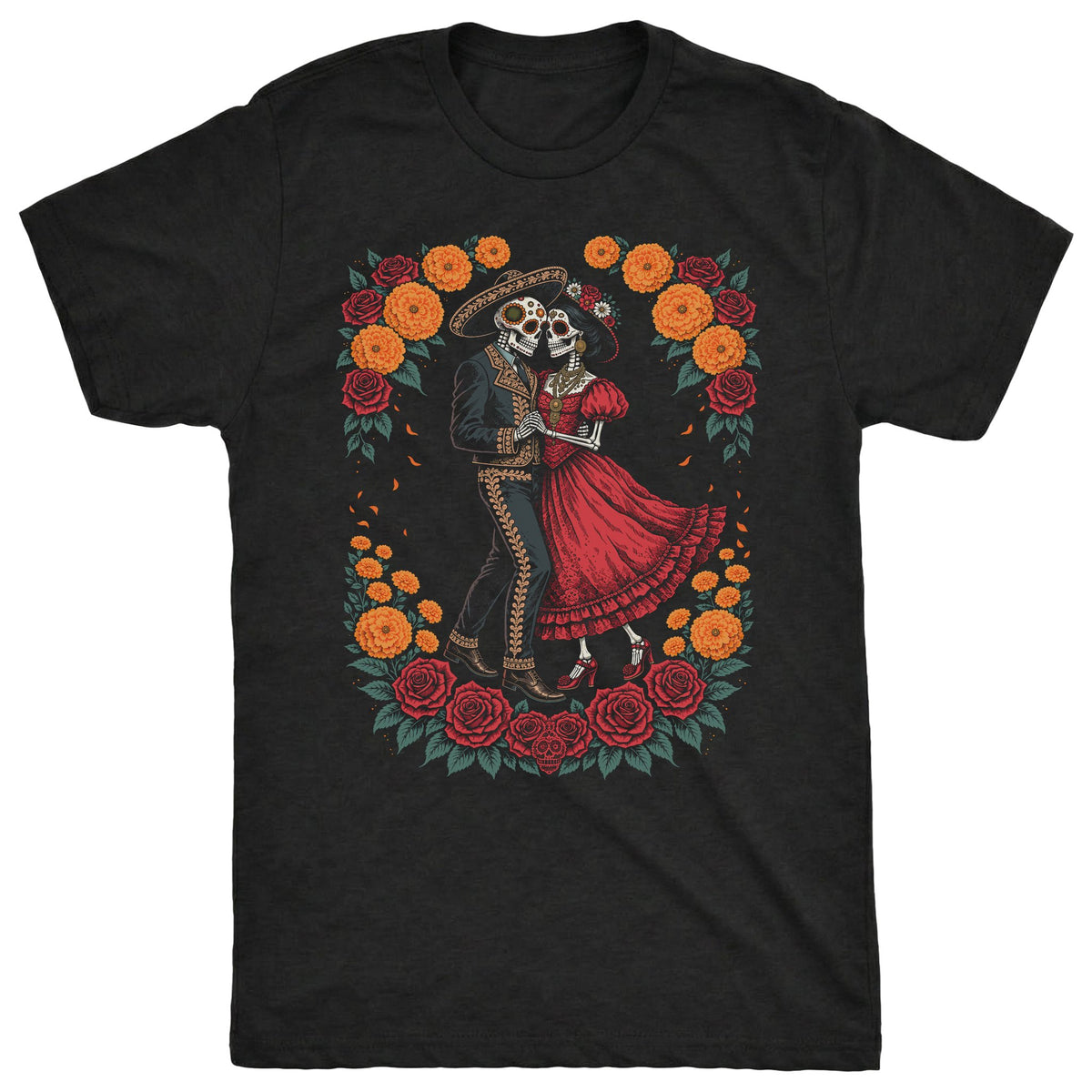 Dead Dance Tee Black Mockup