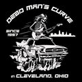 Dead Man's Curve Tee Black Design