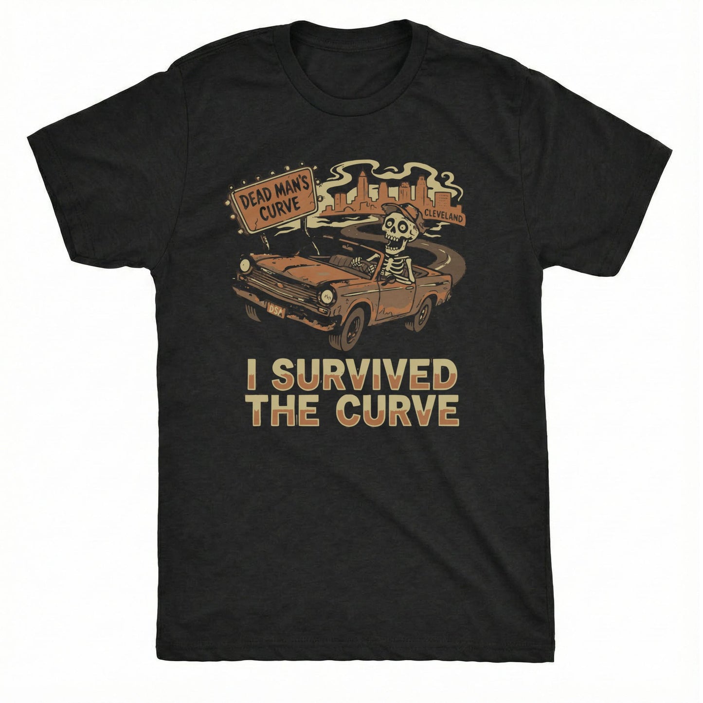 Dead Man's Curve Tee | Classic Tee Black