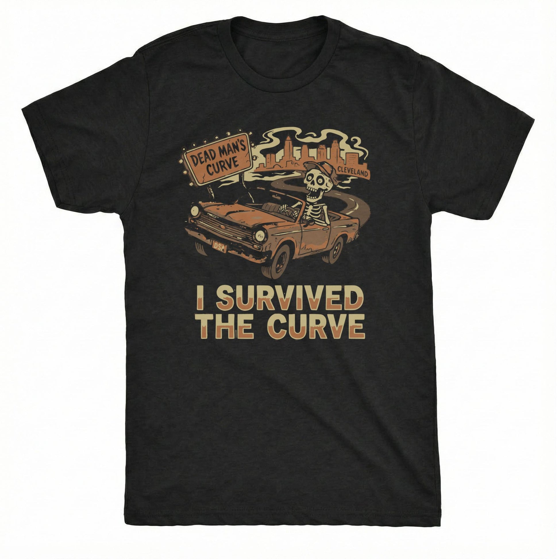 Dead Man's Curve Tee | Classic Tee Black