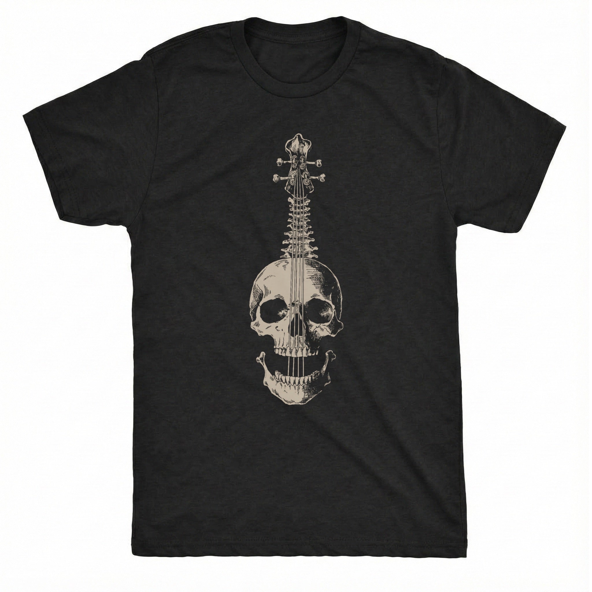 Death Bass Tee Black Mockup