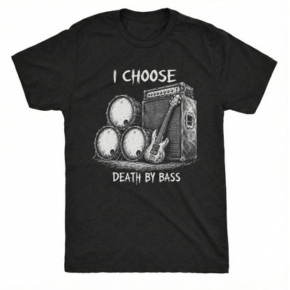 Death by Bass Tee Black Mockup