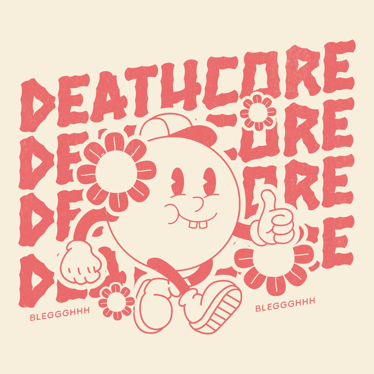 Deathcore Tee Natural Design