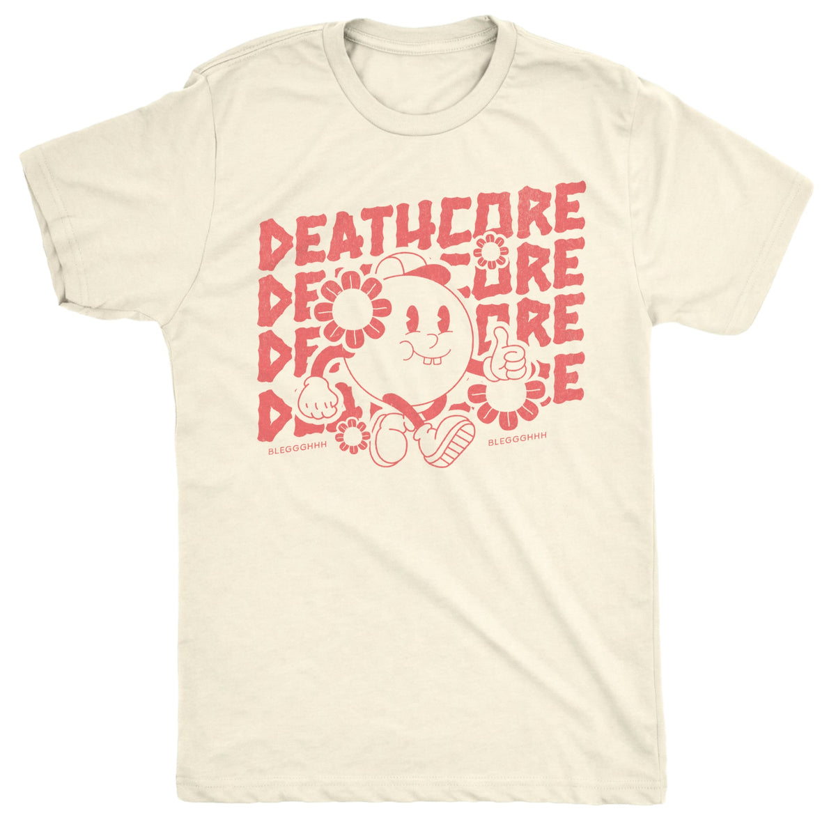 Deathcore Tee Natural Mockup