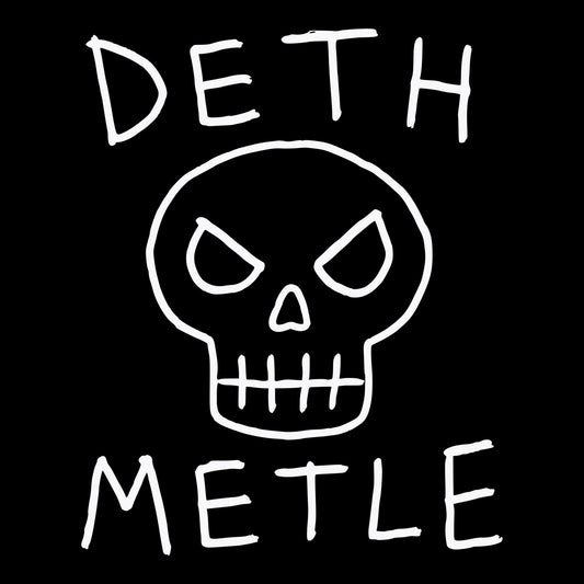 Deth Metle Tee Black Design