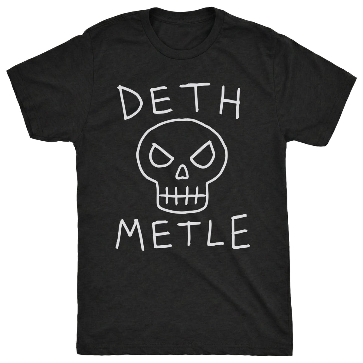 Deth Metle Tee Black Mockup