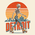 Detroit Blading Tee Natural Design