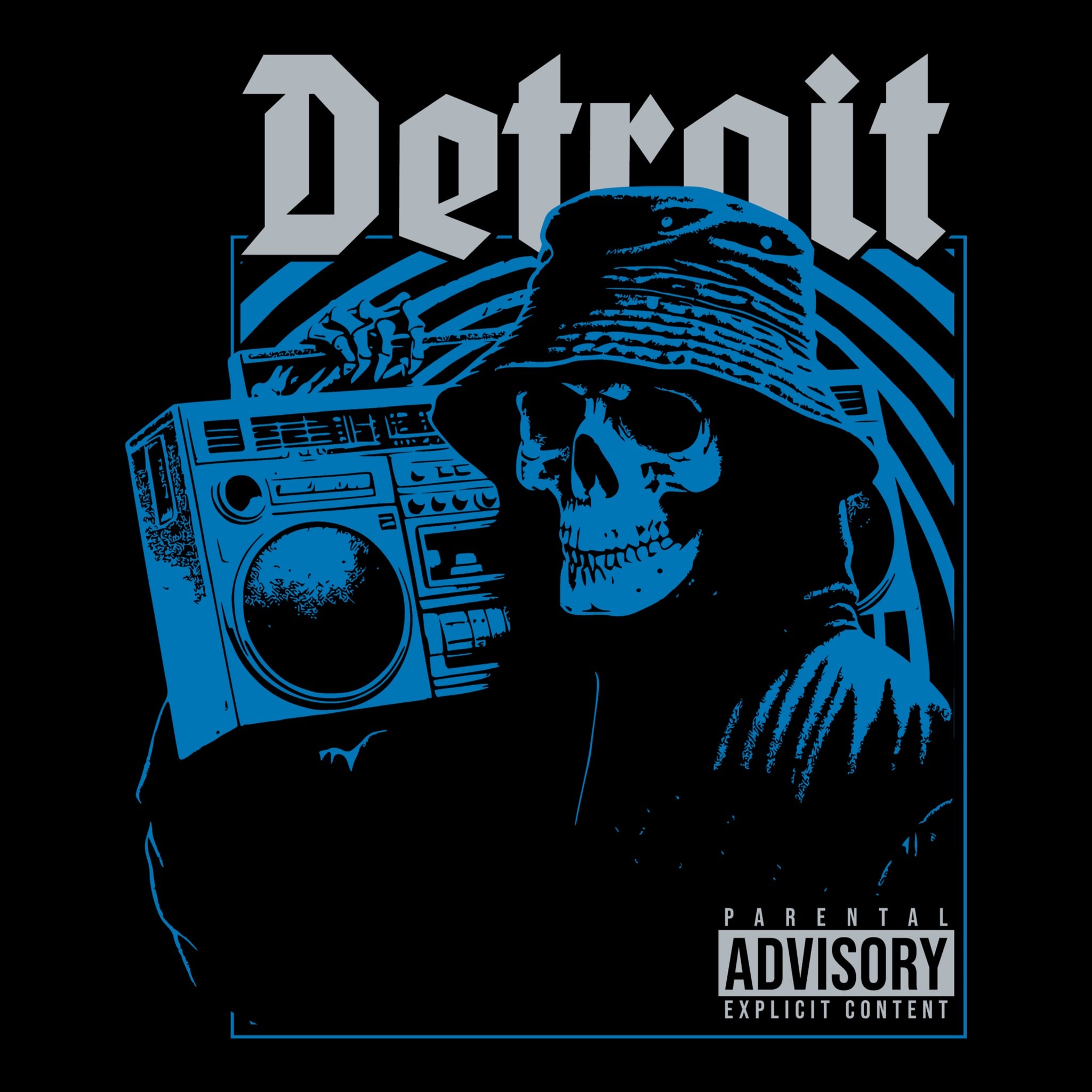 Detroit Explicit Tee Design Black