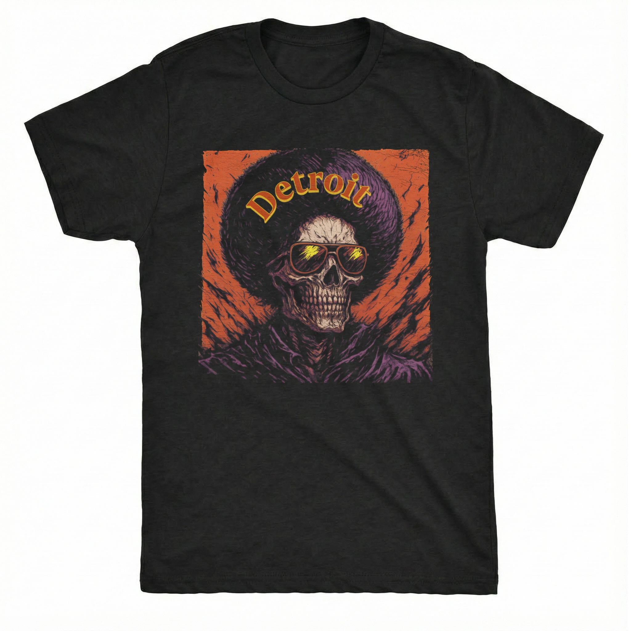 Detroit Funk T-shirt | Comfort Colors® 1717 Black