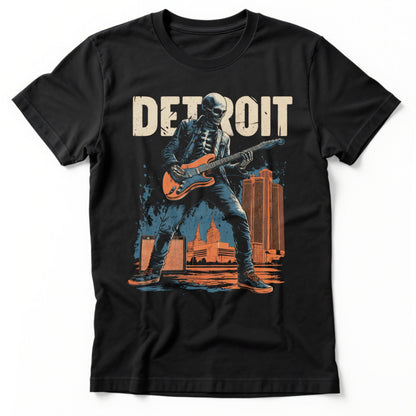 Detroit Rocker T-Shirt | Comfort Colors® 1717 Black