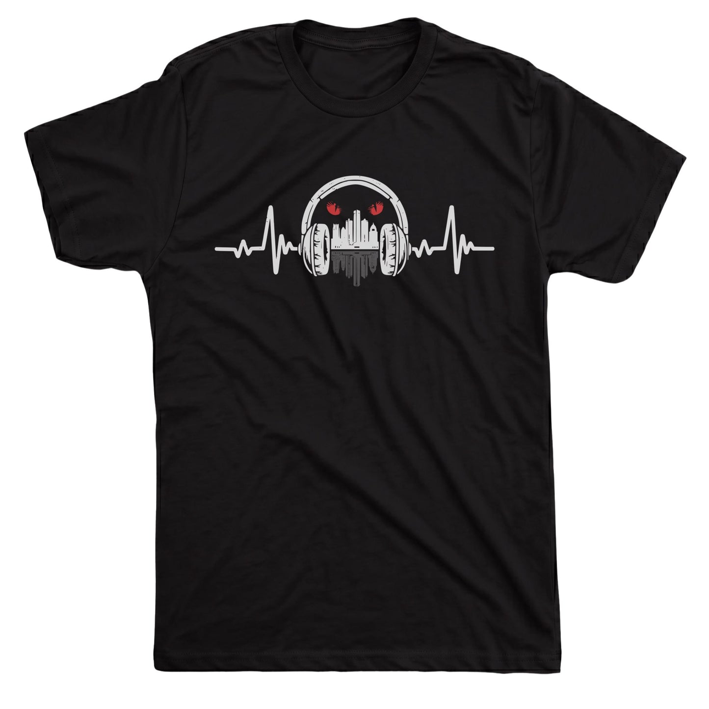 Detroit Sound Tee Black Mockup