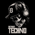 Detroit Techno Tee Black Design