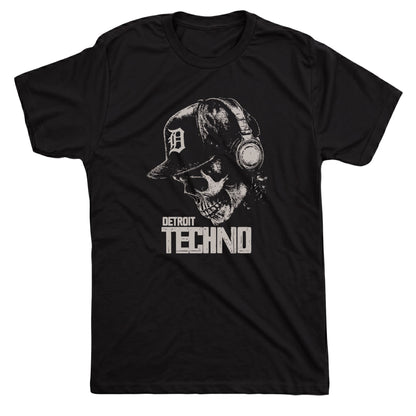 Detroit Techno Tee Black Mockup