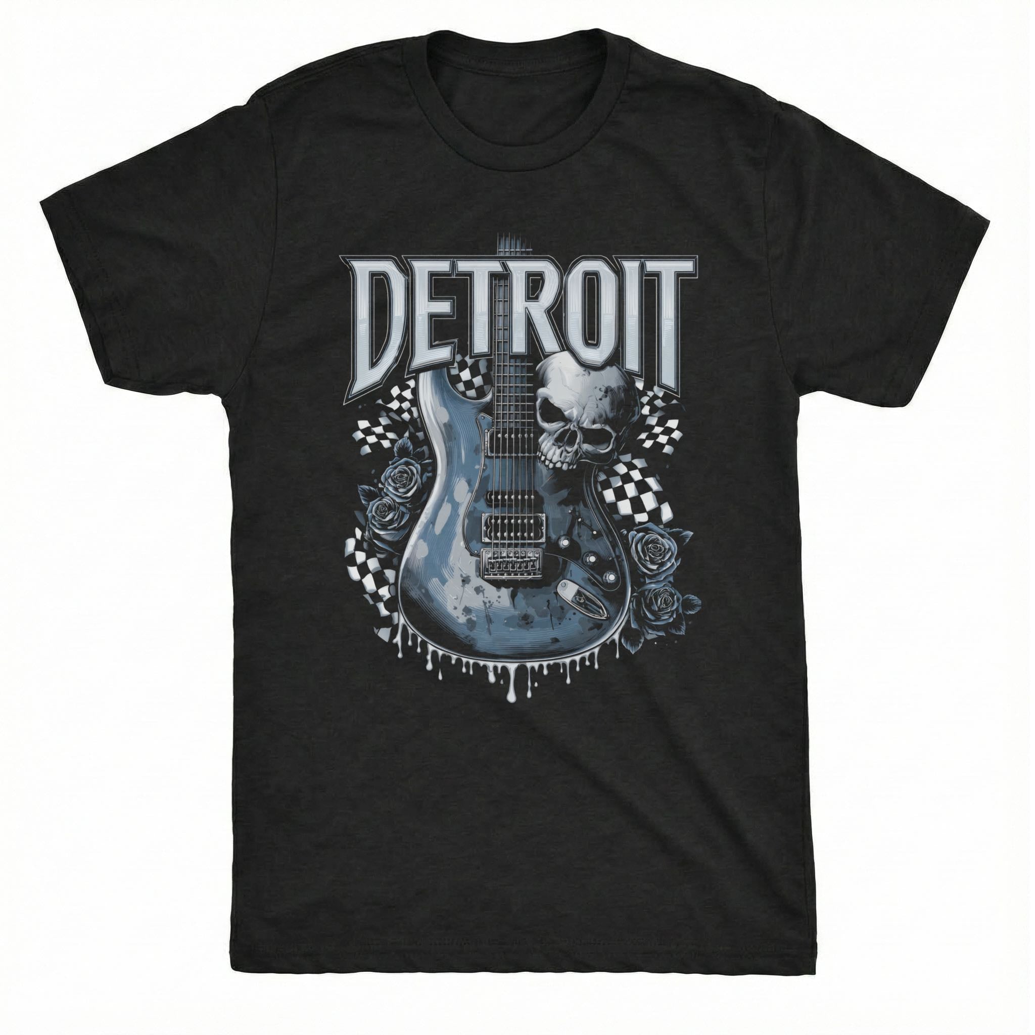 Detroit Vibes T-Shirt | Comfort Colors® 1717 Black
