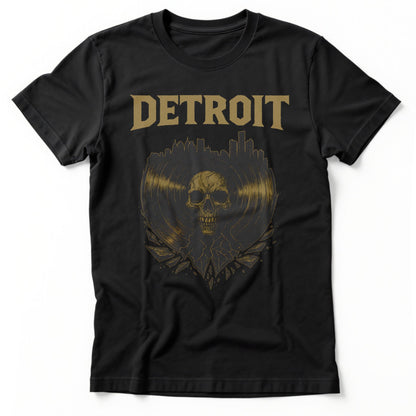 Detroit Vinyl T-Shirt | Comfort Colors® 1717 Black