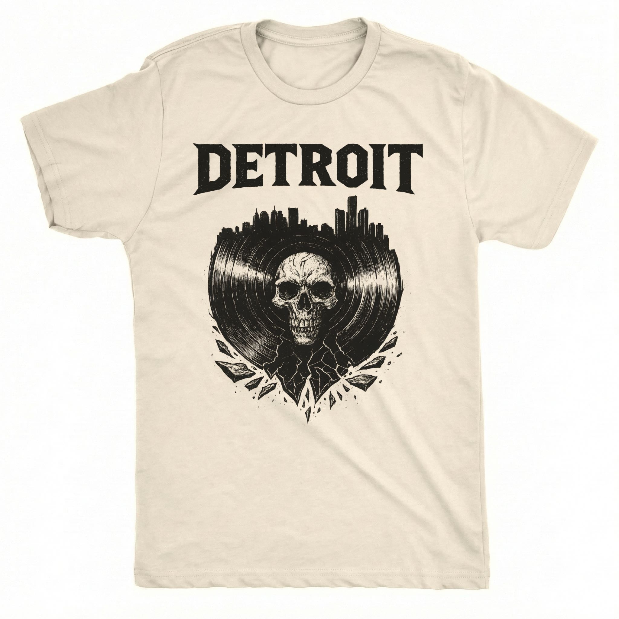 Detroit Vinyl T-Shirt | Comfort Colors® 1717 Natural