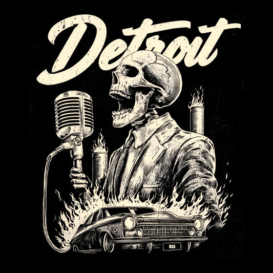 Detroit Motor City T-Shirt Design