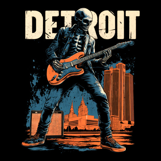 Detroit Rocker T-Shirt Design