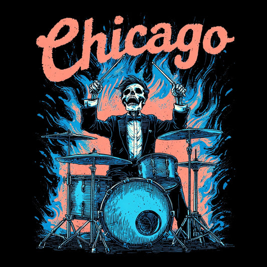 Drum Fire T-Shirt Design