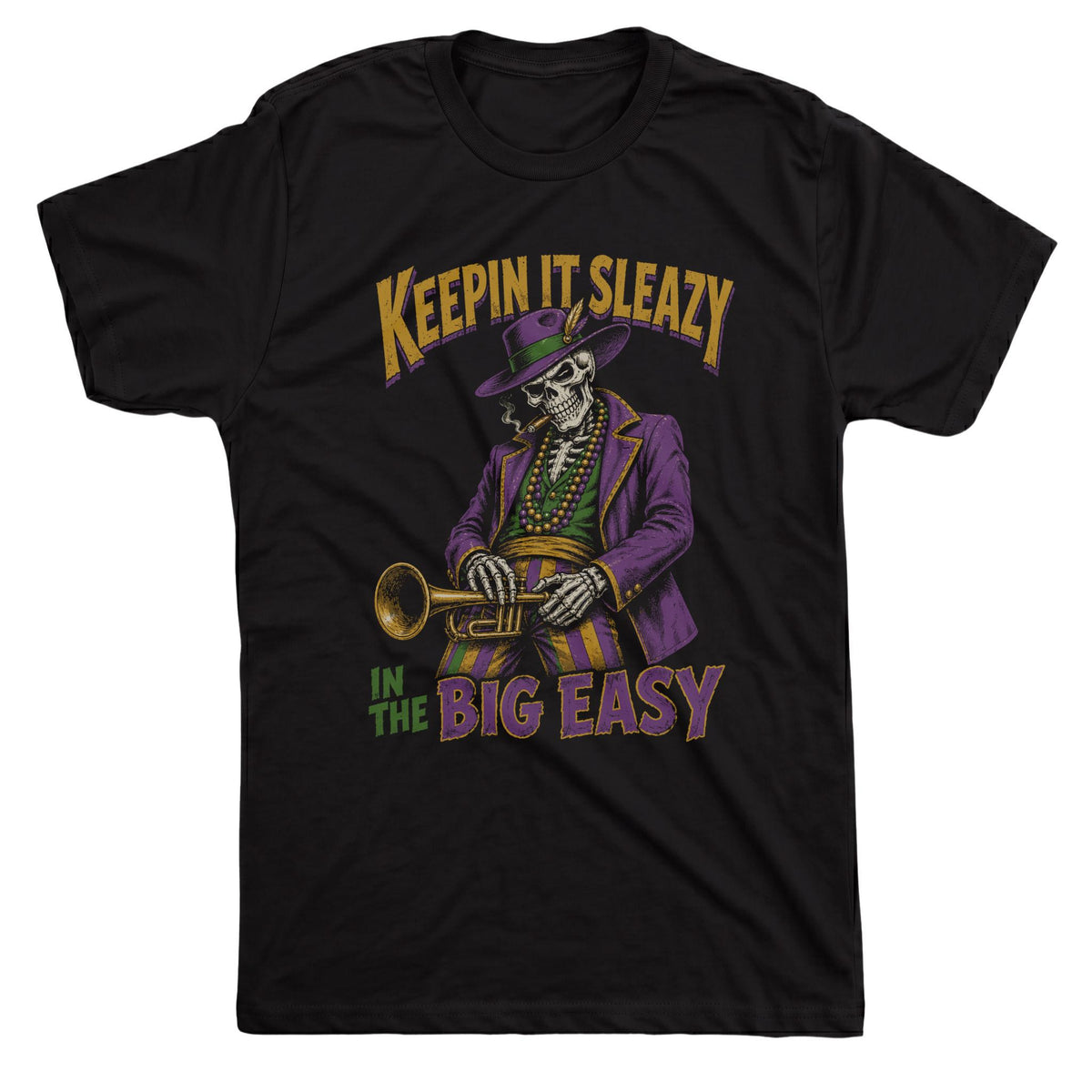 Easy Sleazy Tee Black Mockup