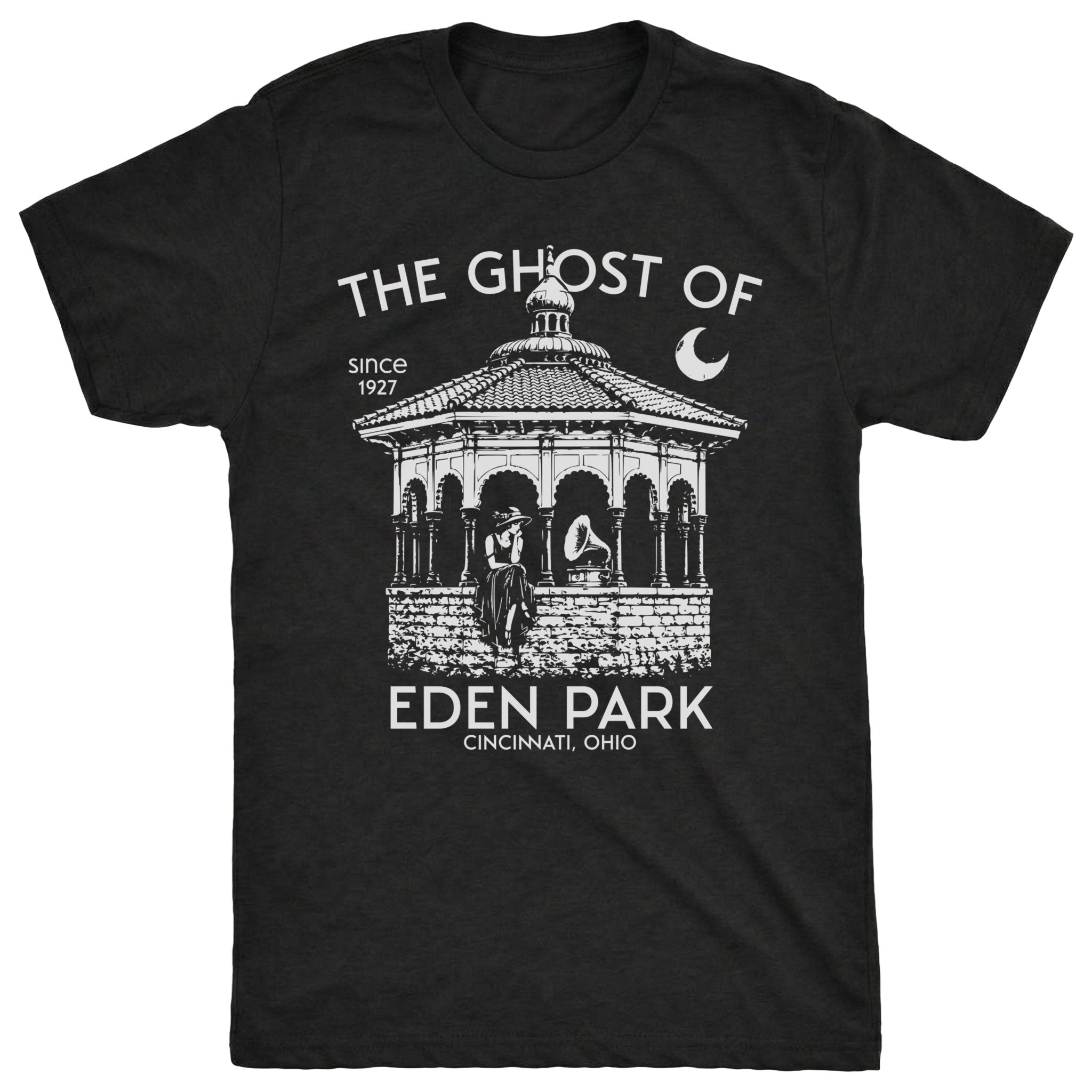 Eden Park Ghost Tee Black Mockup