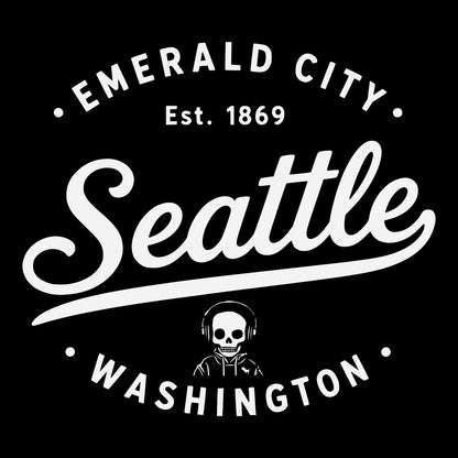 Emerald City Tee Black Design