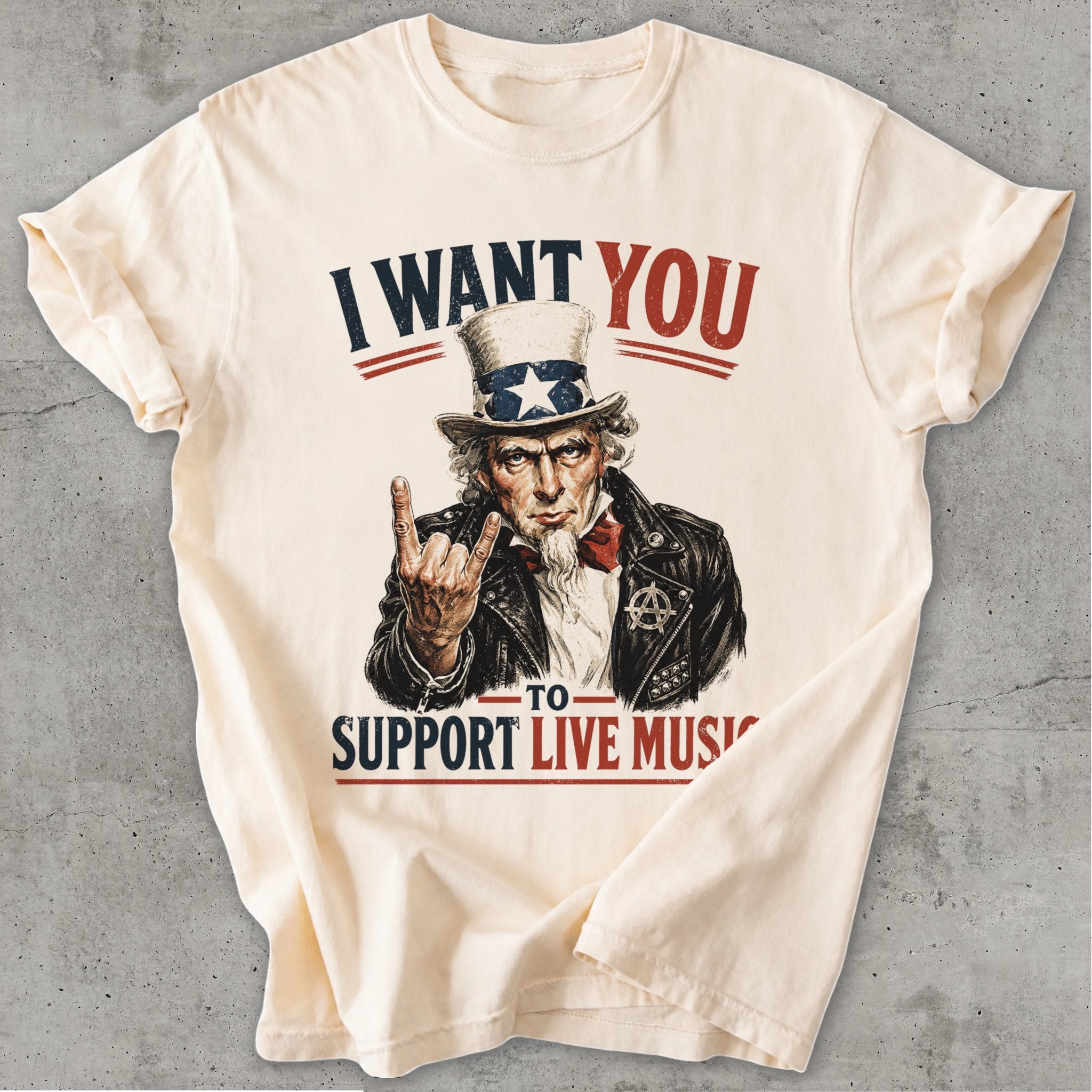 Enlist Today Tee Natural Mockup