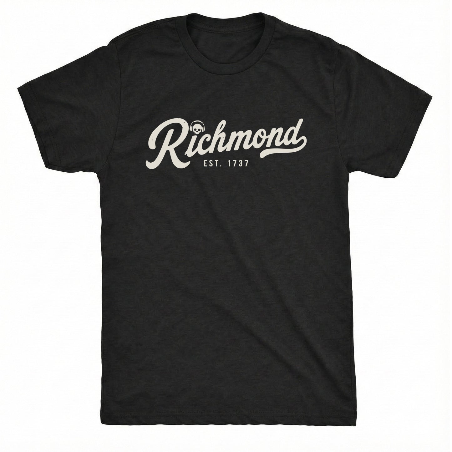 Est. 1737 Tee Black Mockup