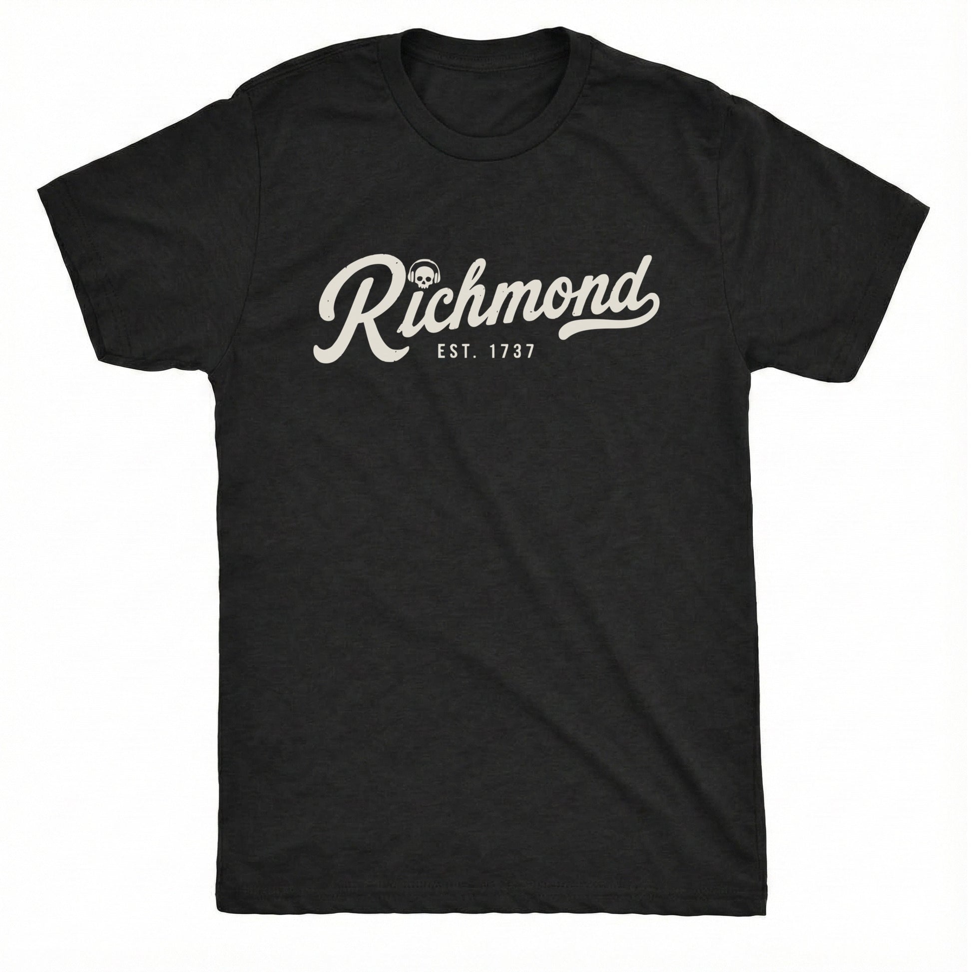 Est. 1737 Tee Black Mockup