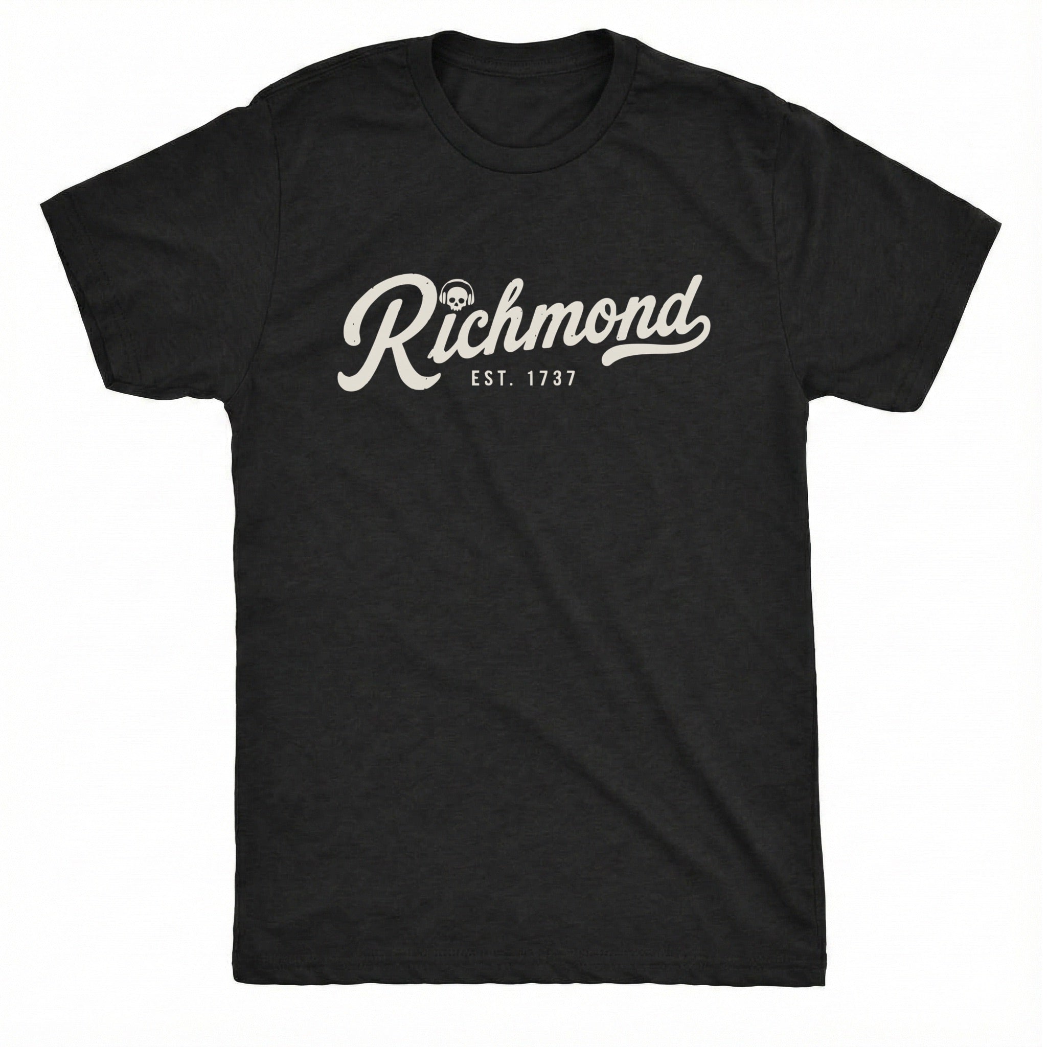 Est. 1737 Tee Black Mockup